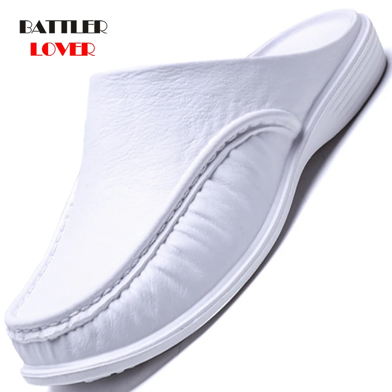 Men EVA Shoes Slip On Casual Walking Shoes Punk Roman Design Half Slippers for Male Comfortable Soft Slippers Plus Size 40- 47
Men EVA Shoes Slip On Casual Walking Shoes Punk Roman Design Half Slippers for Male Comfortable Soft Slippers Plus Size 40- 47