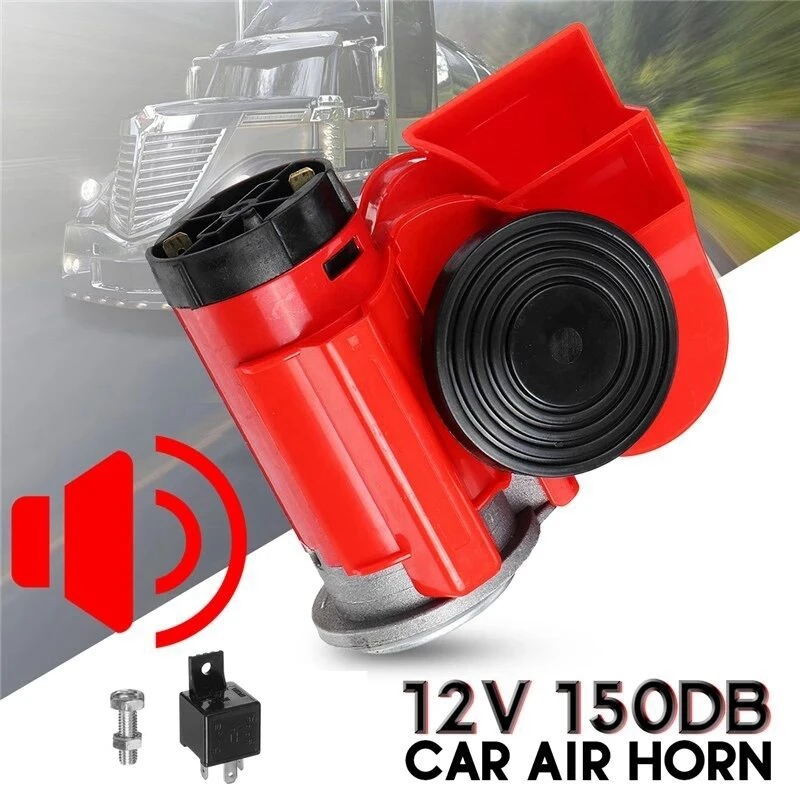 12V Car Auto Horn Truck Vehicle Boat Caravan Loudspeaker Durable Dual Tone Air Horn Speaker Loudspeaker Snail Shape
12V Car Auto Horn Truck Vehicle Boat Caravan Loudspeaker Durable Dual Tone Air Horn Speaker Loudspeaker Snail Shape