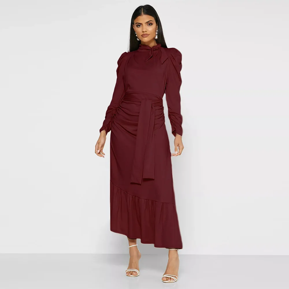 elegant muslim irrgular abaya dress pleated lace-up moroccan kaftan dubai turkey party vestidos jubah robe abayas mujer french
elegant muslim irrgular abaya dress pleated lace-up moroccan kaftan dubai turkey party vestidos jubah robe abayas mujer french