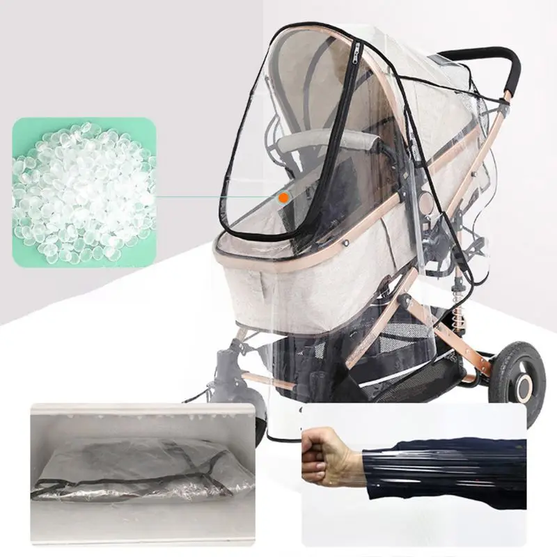 Universal Stroller Rain Cover Trolley Umbrella Raincoat Side Ventilation Weather Shield Baby Car Accessories
Universal Stroller Rain Cover Trolley Umbrella Raincoat Side Ventilation Weather Shield Baby Car Accessories