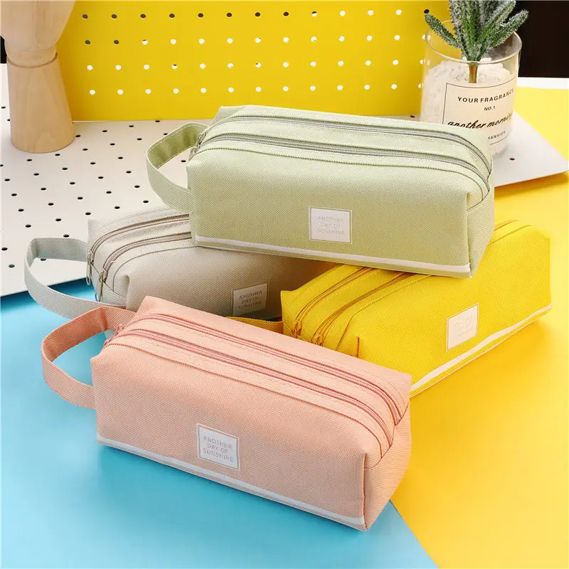Colorful Large Capacity Pencil Cases Bags Creative Korea Fabric Pen Box Pouch Case School Office Stationary Supplies 05089
Colorful Large Capacity Pencil Cases Bags Creative Korea Fabric Pen Box Pouch Case School Office Stationary Supplies 05089