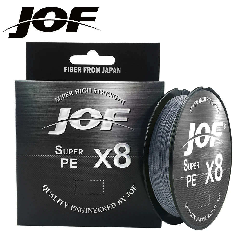 

JOF Brand Super PE X8 Fishing Line 150M 300M 500M 8 Strands Braided Fishing Line Multifilament PE Line 15 -100LB