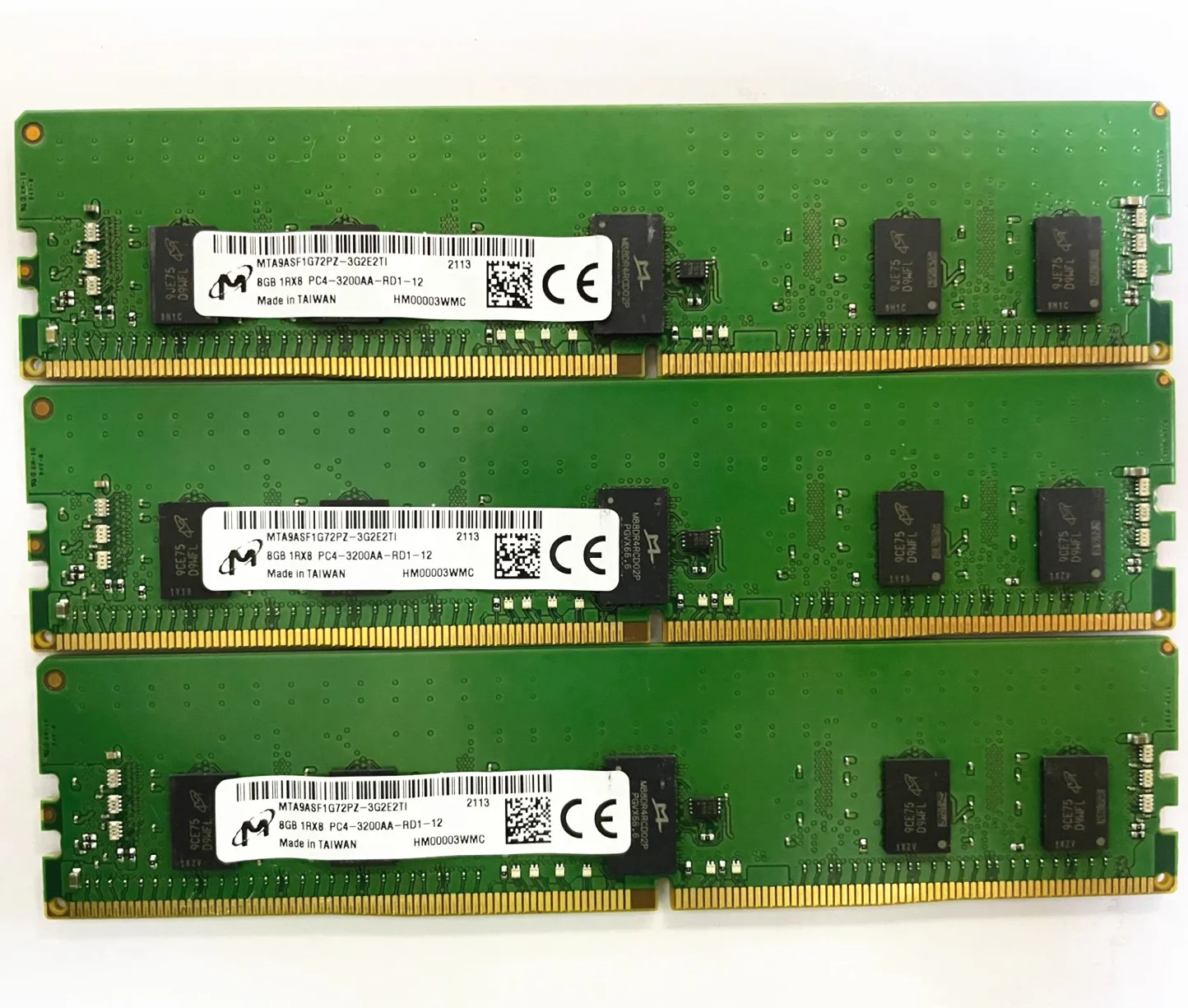

Micron DDR4 REG ECC Server Memory DDR4 8GB 1Rx8 PC4-3200AA-RD1-12 DDR4 RECC Server Memory DDR4 8G 3200 1PCS