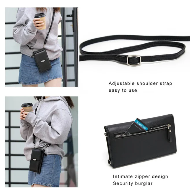 2019 Clutch Wallet Women Multifunction Phone Bag PU Leather Long Wallet with Card Holder Wome's Shoulder Bag Small Single Bag
2019 Clutch Wallet Women Multifunction Phone Bag PU Leather Long Wallet with Card Holder Wome's Shoulder Bag Small Single Bag