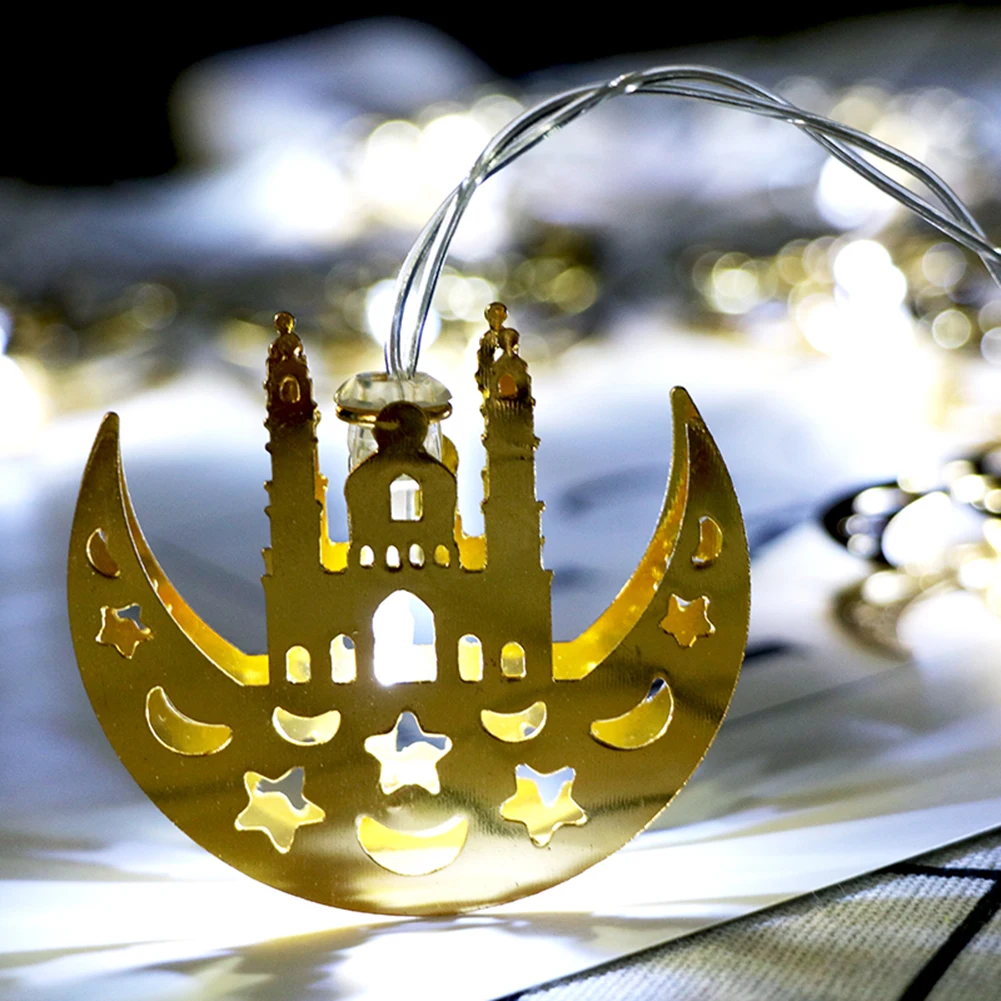 LED Metallic Moon Castle Light Colorful 10 LED Fairy String Lights Ramadan Festival Ornament Home Decoration
LED Metallic Moon Castle Light Colorful 10 LED Fairy String Lights Ramadan Festival Ornament Home Decoration