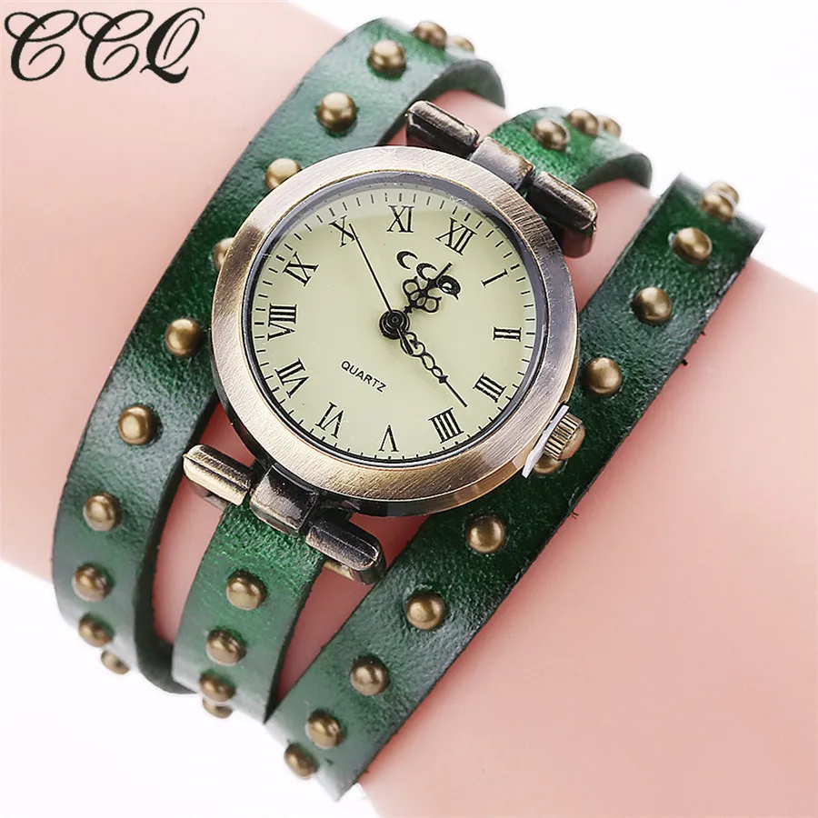 Vintage Bracelets For Women Geneva Female Wrist Watch Casual Winding Rivet PU Strap Roman Numeral Ladies Quartz Watch For Women
Vintage Bracelets For Women Geneva Female Wrist Watch Casual Winding Rivet PU Strap Roman Numeral Ladies Quartz Watch For Women