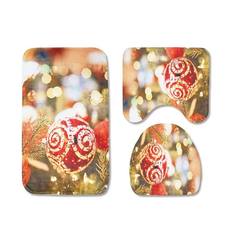 3pcs/set Christmas Style Non Slip Bathroom Pad Floor Mat Carpet Absorbent Pedestal Rug Lid Toilet Cover U Shape Pad Bath Decor
3pcs/set Christmas Style Non Slip Bathroom Pad Floor Mat Carpet Absorbent Pedestal Rug Lid Toilet Cover U Shape Pad Bath Decor