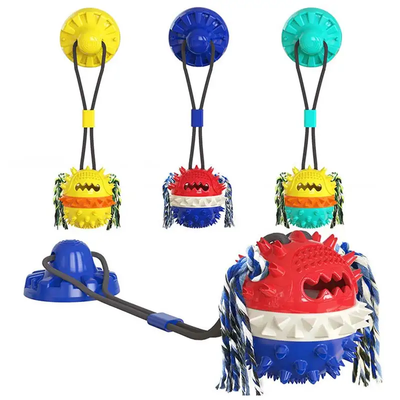 Pet Dog Toys Dog Rope Ball Pull Toy with Suction Cup Chew Tug Toys Sucker Ball Pet Leakage Food Toys Dogs Toothbrush Brush
Pet Dog Toys Dog Rope Ball Pull Toy with Suction Cup Chew Tug Toys Sucker Ball Pet Leakage Food Toys Dogs Toothbrush Brush