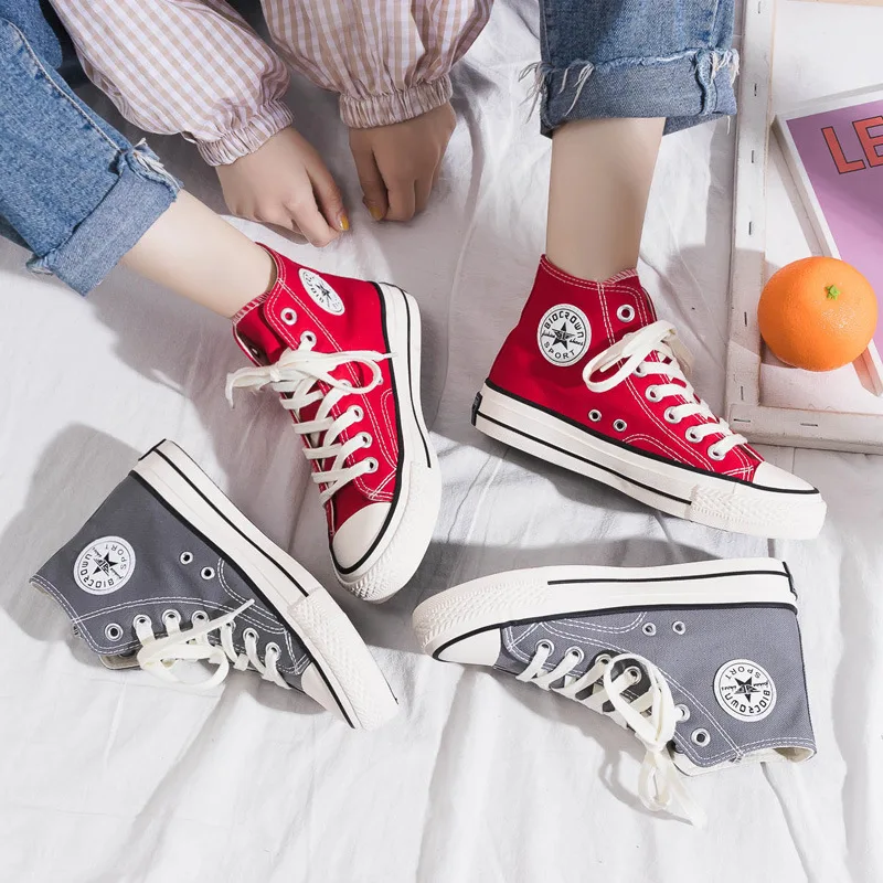 Women Canvas Shoes Classic Basic Stylish All Match Sneakers Chinese Red Gray Cloth Shoes Lady Vulcanized 35-40 Solid Color Flat
Women Canvas Shoes Classic Basic Stylish All Match Sneakers Chinese Red Gray Cloth Shoes Lady Vulcanized 35-40 Solid Color Flat