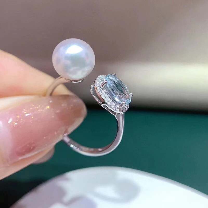 Trendy 925 Sterling Silver Adjustable Ring Finger Ring Base Settings Findings Jewelry Parts Fittings Accessories for Pearls
Trendy 925 Sterling Silver Adjustable Ring Finger Ring Base Settings Findings Jewelry Parts Fittings Accessories for Pearls