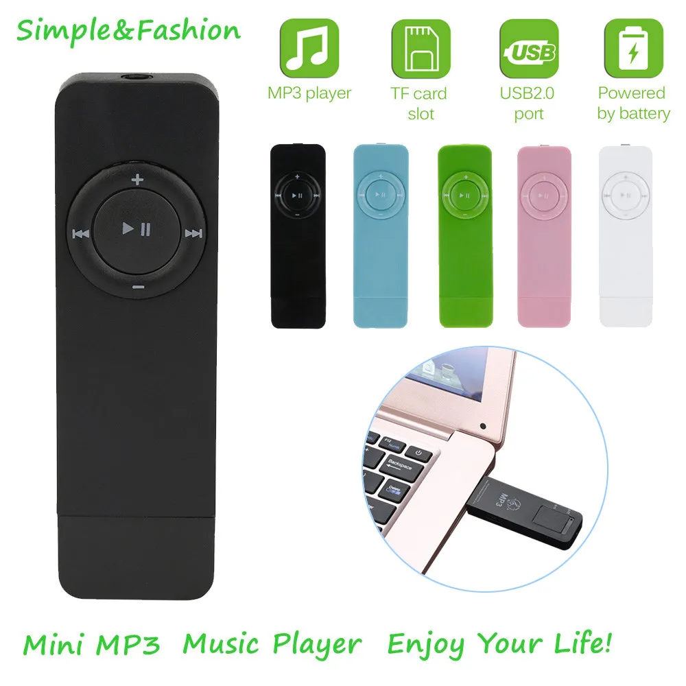 Портативный спортивный музыкальный mp3-плеер в полоску без потерь с поддержкой