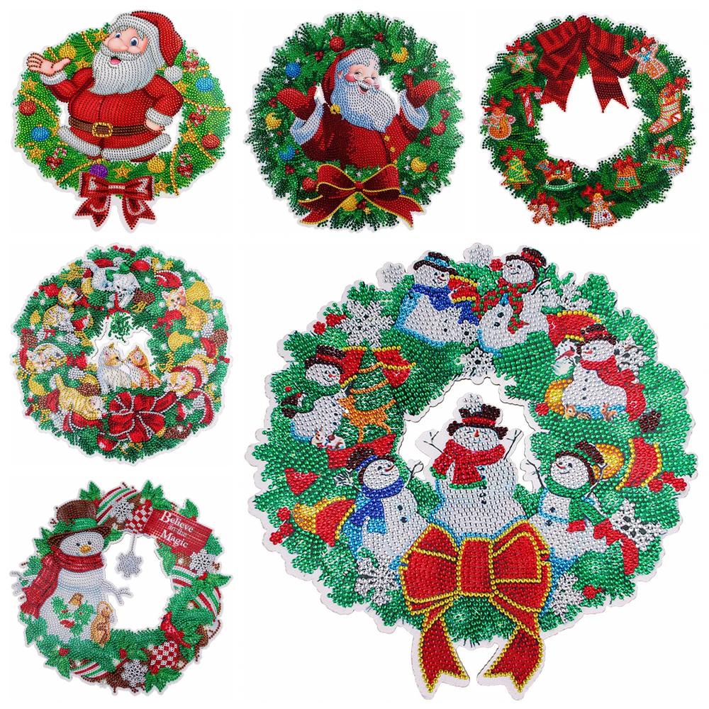 DIY Diamond Painting Wreath Diamond Mosaic Door Home Wall Decor Special Shaped Drill Diamond Embroidery Kit Cross Stitch 
DIY Diamond Painting Wreath Diamond Mosaic Door Home Wall Decor Special Shaped Drill Diamond Embroidery Kit Cross Stitch