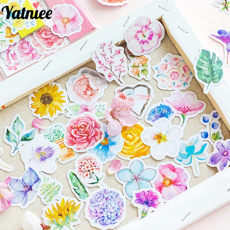 Yatniee 45pcs/pack Flower Style Stickers Diary Scrapbooking Decor Notebook Journal Sticker Label Decorations Stationery Supplies
Yatniee 45pcs/pack Flower Style Stickers Diary Scrapbooking Decor Notebook Journal Sticker Label Decorations Stationery Supplies