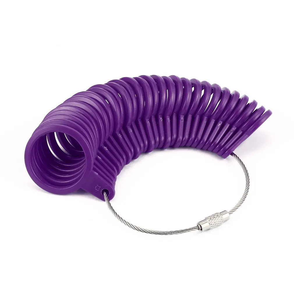 US Size 0 To 13 Jewelry Tool Ring Sizer Finger Size Gauge Ring Basic Jewelry Measurement Tool Suitable For Jewelry Size Loop
US Size 0 To 13 Jewelry Tool Ring Sizer Finger Size Gauge Ring Basic Jewelry Measurement Tool Suitable For Jewelry Size Loop