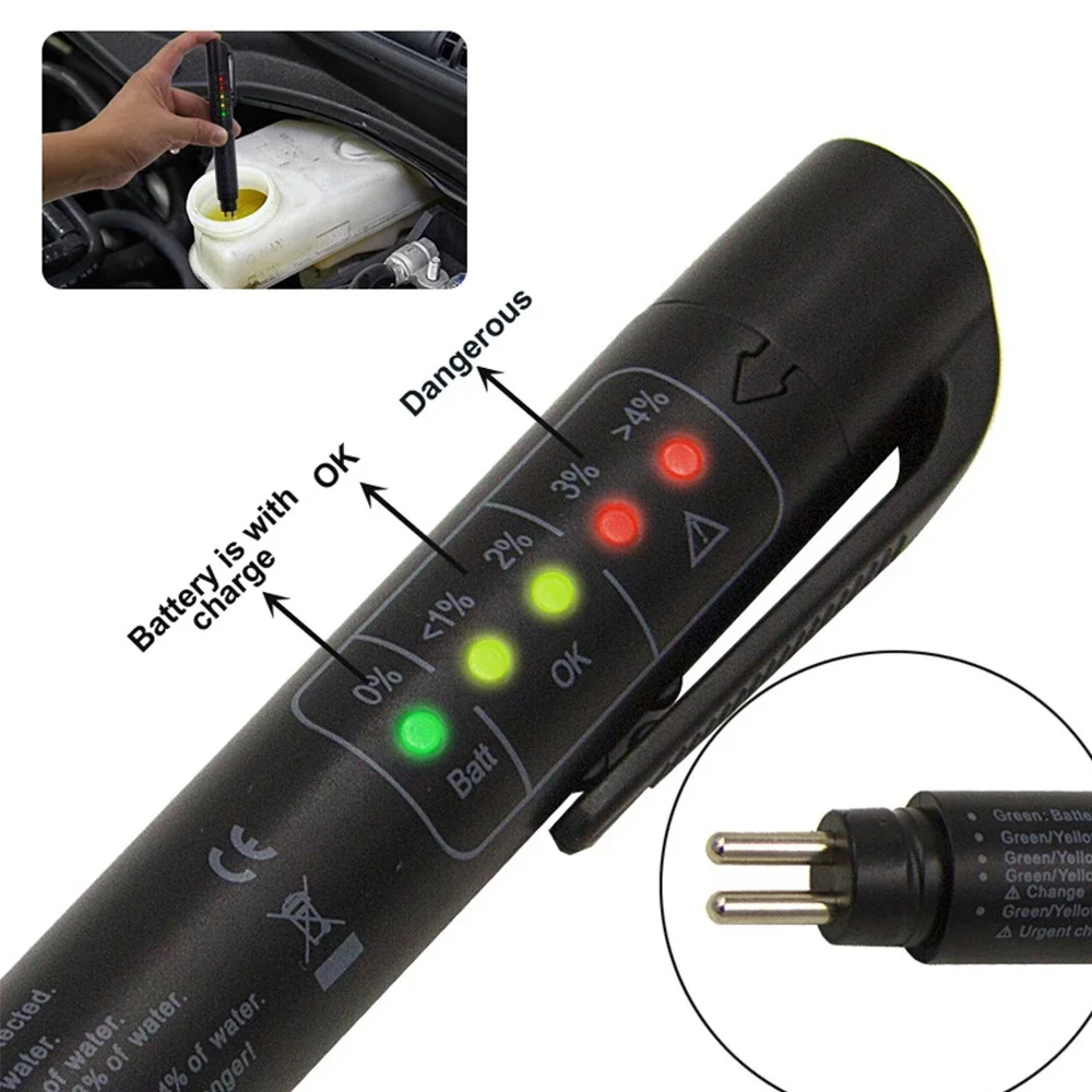 New Best Brake Fluid Tester LED Car Vehicle Auto Automotive Testing Tool fluid tester Car Brake Fluid Tester Pen in stock
New Best Brake Fluid Tester LED Car Vehicle Auto Automotive Testing Tool fluid tester Car Brake Fluid Tester Pen in stock