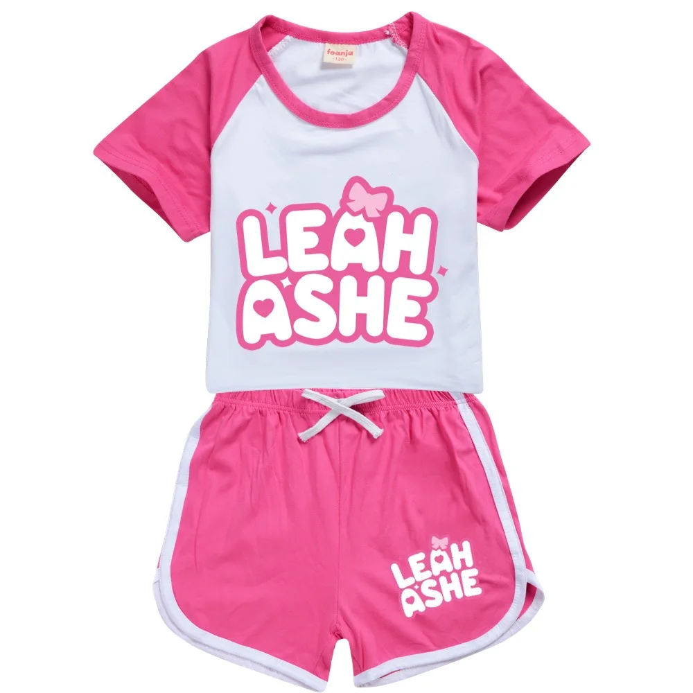 Girls Boys 2021Summer Clothing Set A-LEAH-ASHE Kids Sports T shirt +Pants 2-piece set Baby Clothing Comfortable outfits Pyjamas
Girls Boys 2021Summer Clothing Set A-LEAH-ASHE Kids Sports T shirt +Pants 2-piece set Baby Clothing Comfortable outfits Pyjamas