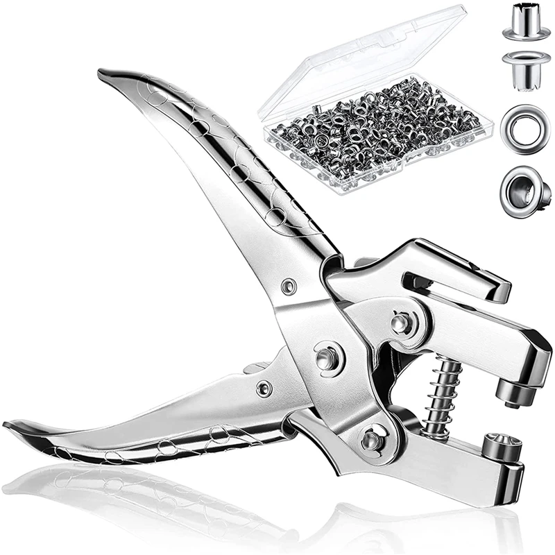 Grommet Eyelet 3/16 Inch Eyelet With 200 Eyelets Easy Press Hollow Grommet Eyelet Setting Tools For Card Paper Leather
Grommet Eyelet 3/16 Inch Eyelet With 200 Eyelets Easy Press Hollow Grommet Eyelet Setting Tools For Card Paper Leather