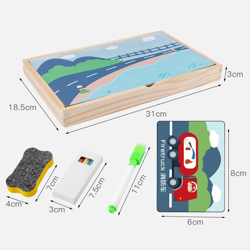 New Kids Magnetic Puzzles Wooden Toys Vehicle Cognition Puzzle Multifunction Draw Board Games Educational Toys for Children Game
New Kids Magnetic Puzzles Wooden Toys Vehicle Cognition Puzzle Multifunction Draw Board Games Educational Toys for Children Game