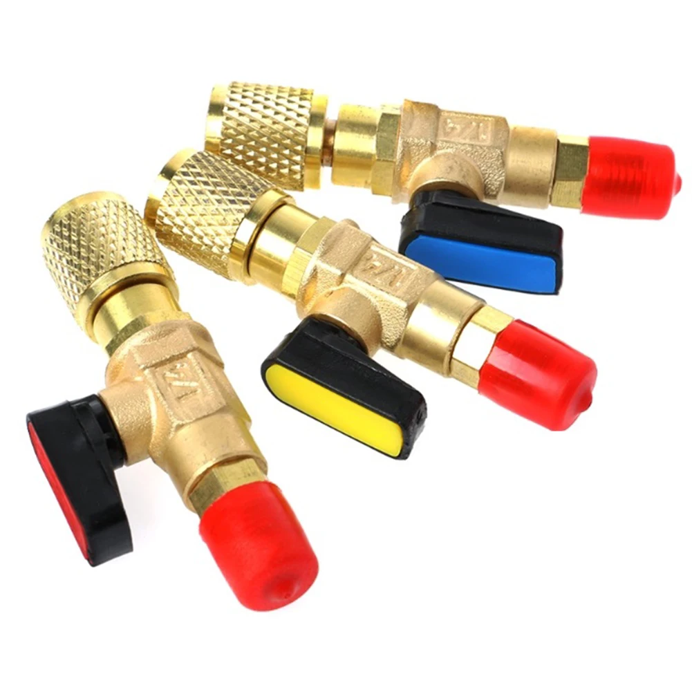 R410A Refrigerant Valve 1/4" Male Female Brass Valves Standard SAE R22 Refrigerant Hose AC Charging
R410A Refrigerant Valve 1/4" Male Female Brass Valves Standard SAE R22 Refrigerant Hose AC Charging
