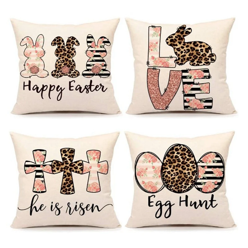 Easter Egg Rabbit Linen Cushion Cover Sofa Office Pillowcase Cushion Car Seat Cushion Cover Easter Decor Party Home Decor
Easter Egg Rabbit Linen Cushion Cover Sofa Office Pillowcase Cushion Car Seat Cushion Cover Easter Decor Party Home Decor