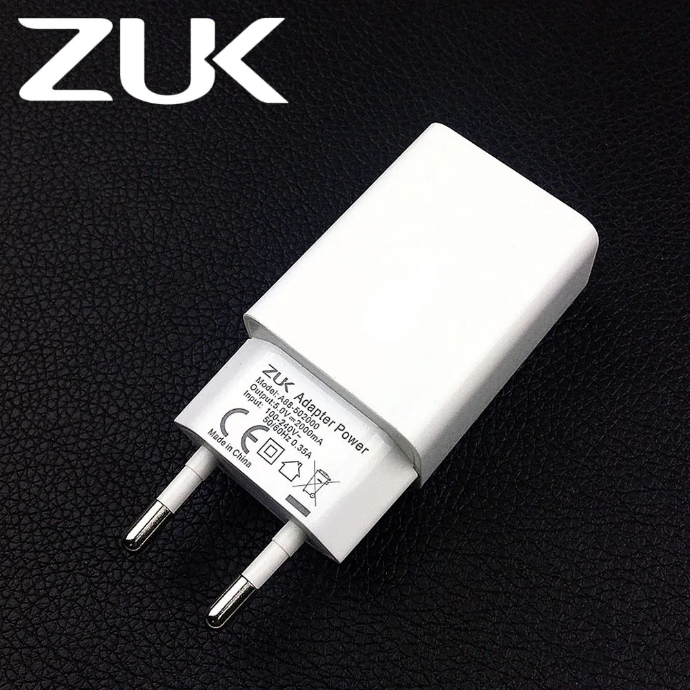 Оригинальный зарядный кабель для lenovo zuk z2 5 В/2 А Европейское зарядное устройство