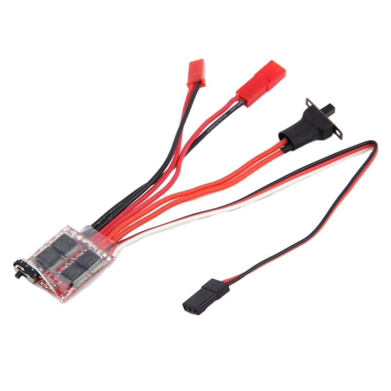 RC ESC 30A 4-8V контроллер скорости щеточного двигателя 1/16 1/18 для скалолазания Car Ship Tank