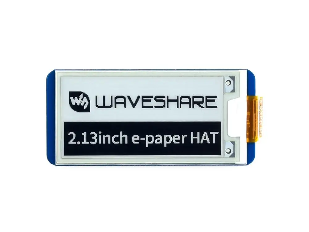 Фото Дисплей Waveshare E Ink 2 13 дюйма шляпа для Raspberry Pi 250x122 электронная - купить