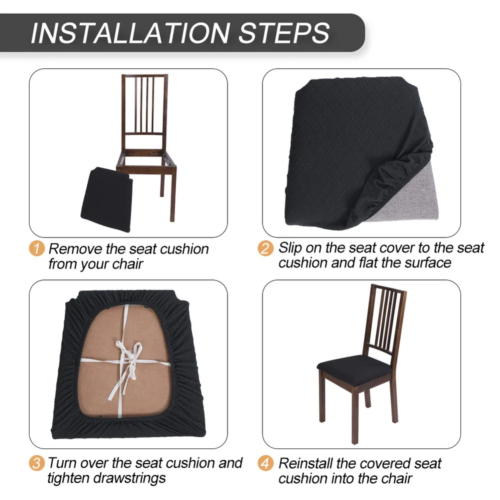 Spandex Dining Room Chair Seat Covers,Removable Washable Elastic Cushion Covers for Upholstered Dining Chair
Spandex Dining Room Chair Seat Covers,Removable Washable Elastic Cushion Covers for Upholstered Dining Chair