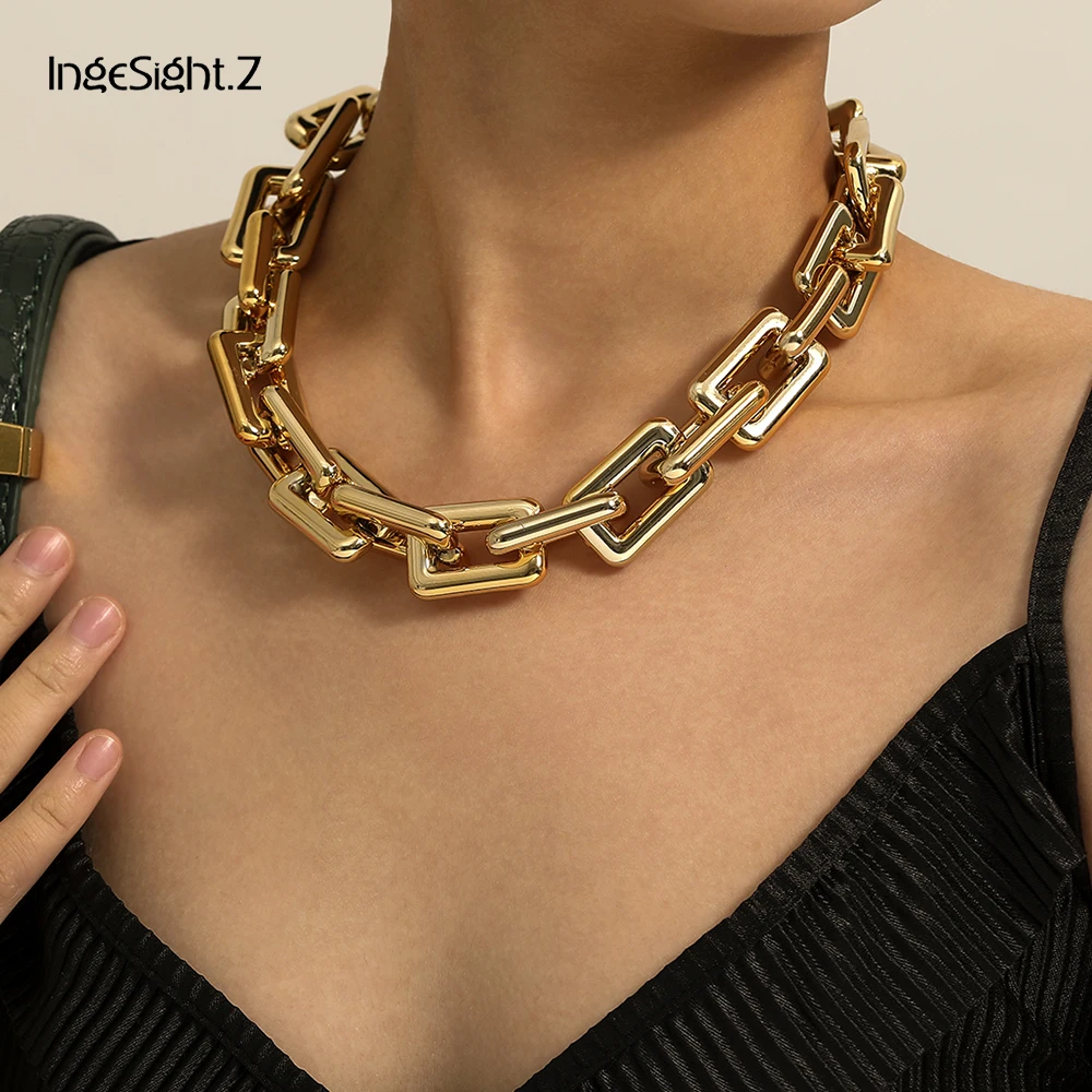 IngeSight.Z Punk Exaggerated Geometric Square Miami Curb Cuban Choker Necklace Gothic Chunky Thick Heavy Collar Necklace Jewelry
IngeSight.Z Punk Exaggerated Geometric Square Miami Curb Cuban Choker Necklace Gothic Chunky Thick Heavy Collar Necklace Jewelry
