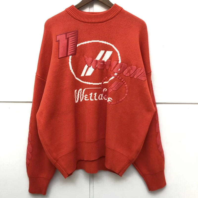 Heavy Fabric Foaming Printing We11done Sweaters Men Women High Quality Welldone Tassel Knitted Coat
Heavy Fabric Foaming Printing We11done Sweaters Men Women High Quality Welldone Tassel Knitted Coat