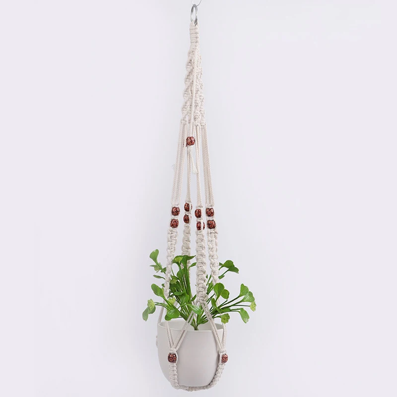 Gardening Pots Net Bag Hanging Basket Hand-Woven Cotton Rope Flower Pots Hanging Planter American Home Gardening Supplies
Gardening Pots Net Bag Hanging Basket Hand-Woven Cotton Rope Flower Pots Hanging Planter American Home Gardening Supplies