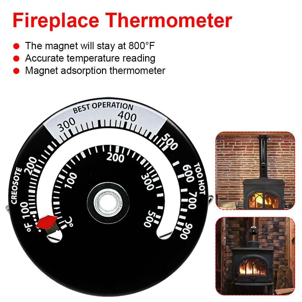 Magnetic Stove Thermometer wood food burning monitoring tool Control the combustion temperature to prevent overheating
Magnetic Stove Thermometer wood food burning monitoring tool Control the combustion temperature to prevent overheating