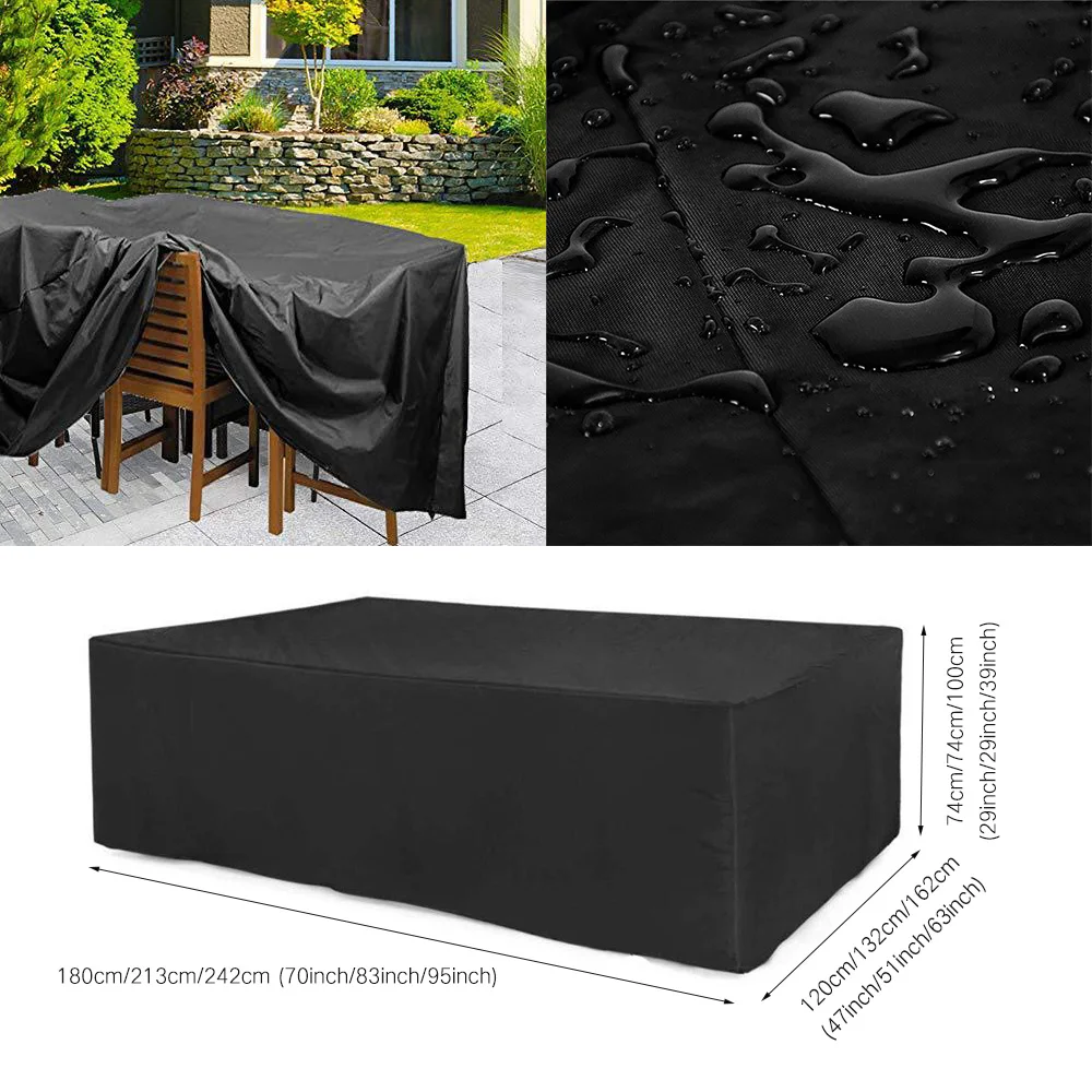 Multifunction Oxford Cloth Furniture Dustproof Cover Table Cube Chair Sofa Waterproof Rain Snow Garden Patio Protective Cover
Multifunction Oxford Cloth Furniture Dustproof Cover Table Cube Chair Sofa Waterproof Rain Snow Garden Patio Protective Cover