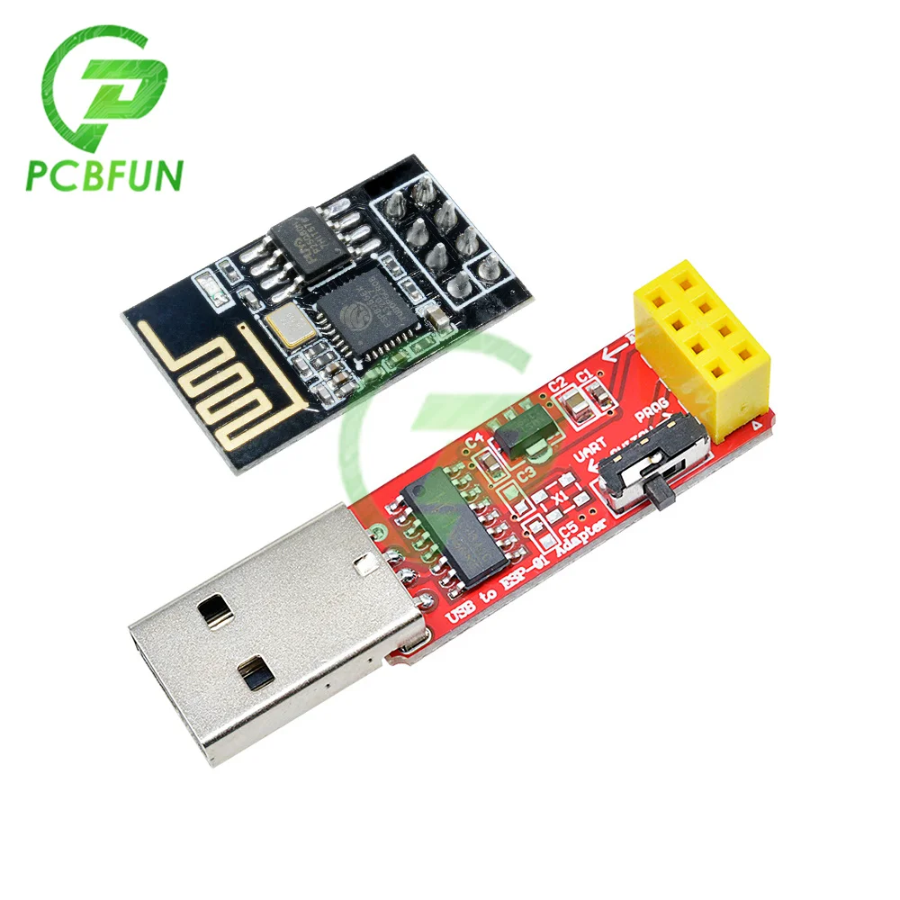 CH340 USB к ESP8266 серийный ESP-01 ESP-01S Беспроводной Wi-Fi разработка борту модуль для Arduino