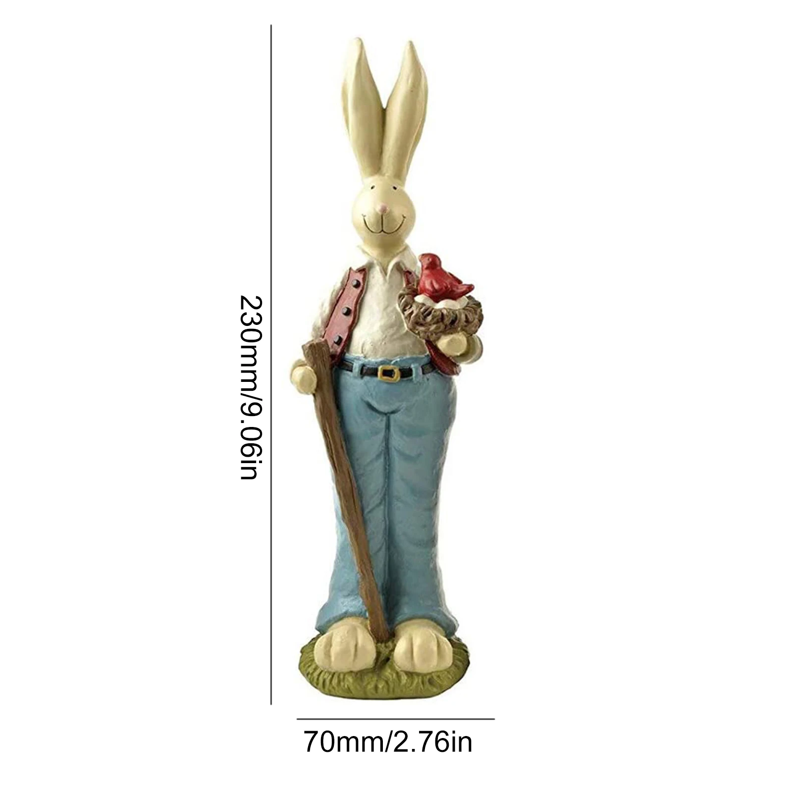 2pcs Easter Rabbit Doll Resin Bunny Figurines Home Decoration Holiday Wedding Ornament Photo Prop Crafts Kid Party Gift
2pcs Easter Rabbit Doll Resin Bunny Figurines Home Decoration Holiday Wedding Ornament Photo Prop Crafts Kid Party Gift