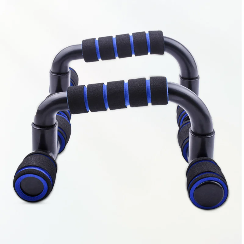 1 Pair H-type Push Up Frame Fitness Equipment Sponge Grip Bar Muscle Training Push Up Bar Chest Training Gym Home Body Building 
1 Pair H-type Push Up Frame Fitness Equipment Sponge Grip Bar Muscle Training Push Up Bar Chest Training Gym Home Body Building