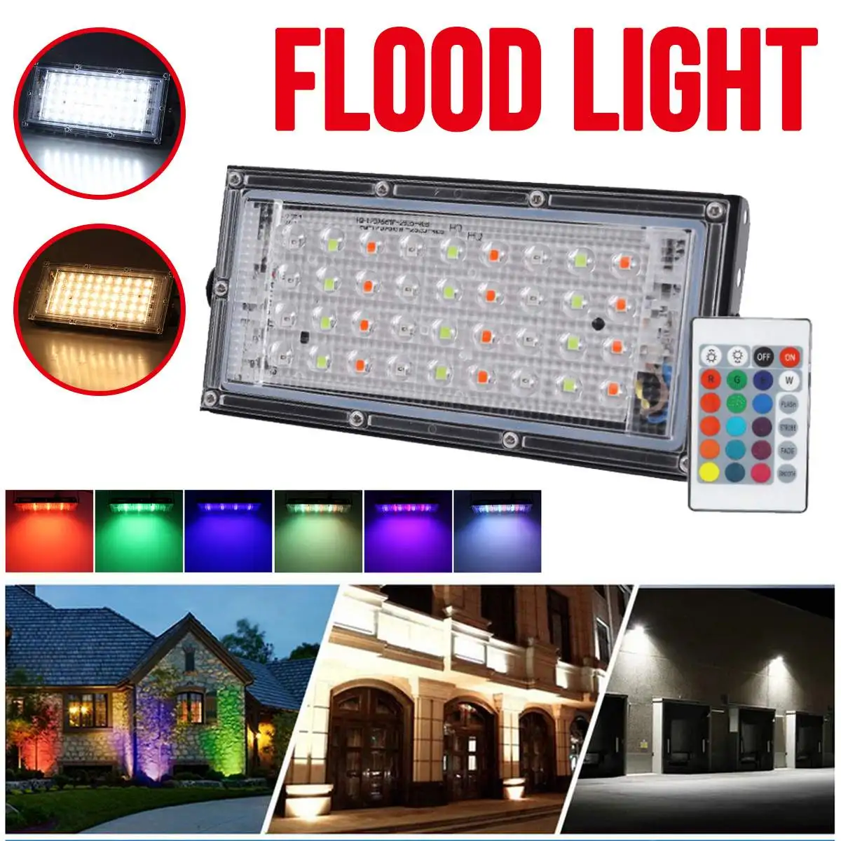 Светодиодный RGB прожектор с дистанционным управлением, водонепроницаемый точесветильник светильник с теплсветильник светом, 50 Вт, IP65
Светодиодный RGB прожектор с дистанционным управлением, водонепроницаемый точесветильник светильник с теплсветильник светом, 50 Вт, IP65