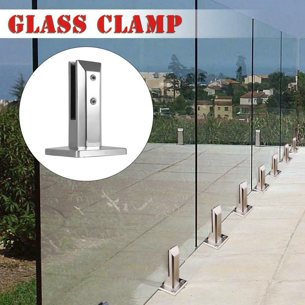 Heavy Duty Glass Clamp Set Pool Fence Floor Glass Stand Fixed Fittings Glass Clip With Gasket Screws Decorative Cover Tools Set
Heavy Duty Glass Clamp Set Pool Fence Floor Glass Stand Fixed Fittings Glass Clip With Gasket Screws Decorative Cover Tools Set