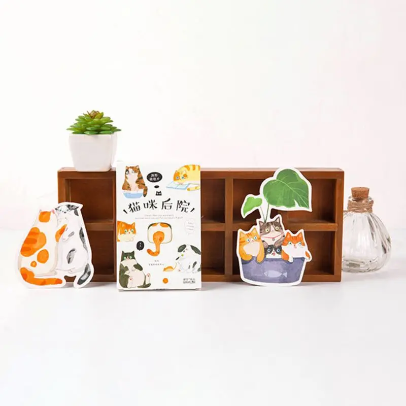 Postcard Hand-Painted Cat Shape Cat Backyard Cute Hand-Painted Graffiti Style Small Fresh Cute Animal Shaped Card
Postcard Hand-Painted Cat Shape Cat Backyard Cute Hand-Painted Graffiti Style Small Fresh Cute Animal Shaped Card