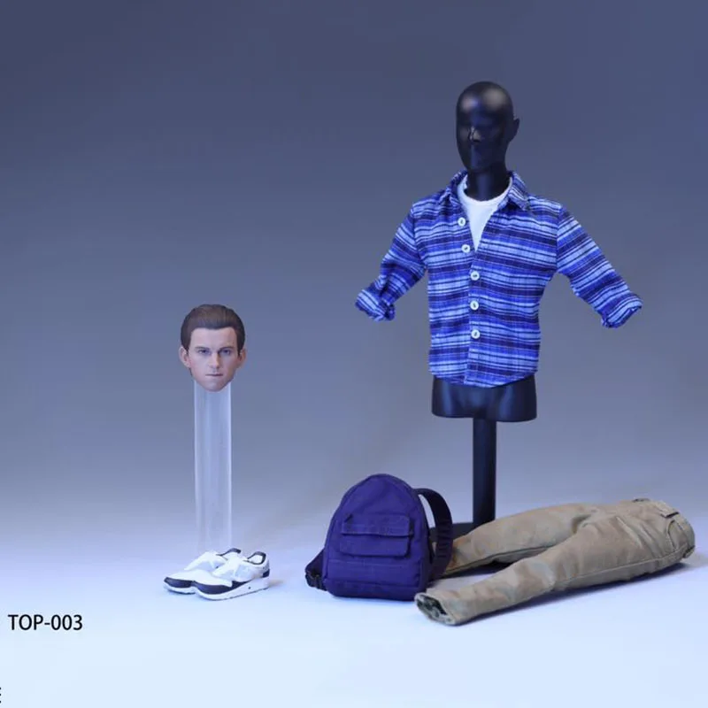 TOP-003 1/6 Tom Holland Head Sculpt Movie Costume Set Male Soldier Clothes Accessories for 12'' Action Figure Dolls
TOP-003 1/6 Tom Holland Head Sculpt Movie Costume Set Male Soldier Clothes Accessories for 12'' Action Figure Dolls