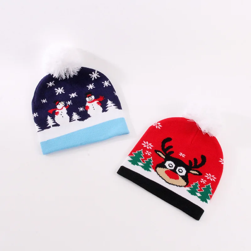 2022 Navideñ Xmas LED Knitted Christmas Hat Beanie Light Up Illuminate Warm Hat for Kids Adults New Year Christmas Decor
2022 Navideñ Xmas LED Knitted Christmas Hat Beanie Light Up Illuminate Warm Hat for Kids Adults New Year Christmas Decor