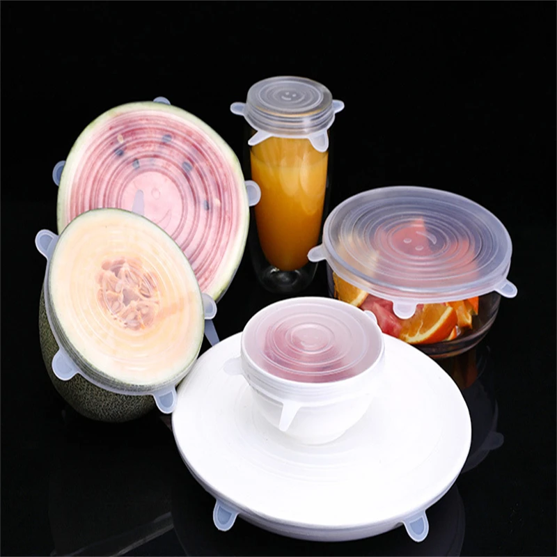 6pcs/set Food Silicone Fresh-keeping Lids Sealed Lids Sealed Bowls Glass Lids Reusable Food Pot Lids For Household Fresh-keeping
6pcs/set Food Silicone Fresh-keeping Lids Sealed Lids Sealed Bowls Glass Lids Reusable Food Pot Lids For Household Fresh-keeping