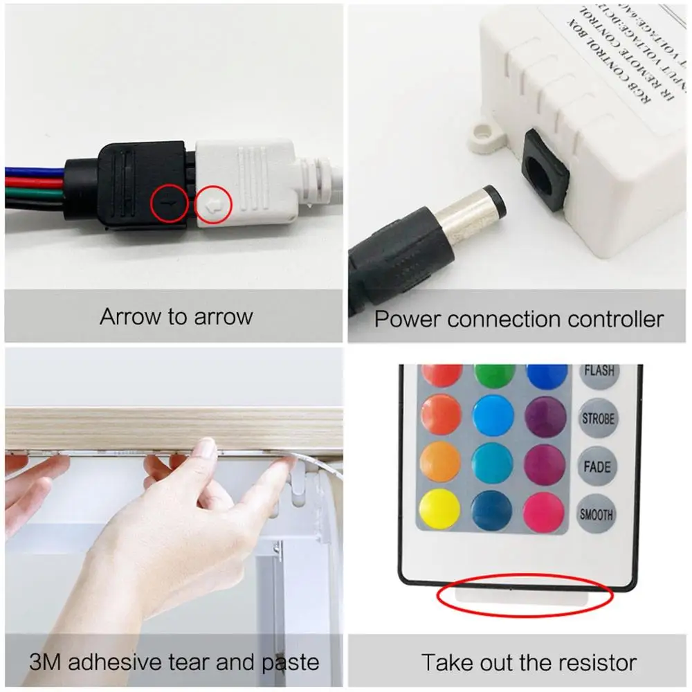 WIFI Control RGB 5050 Bluetooth LED Strip Lights SMD2835 Flexible Ribbon Waterproof LED Light Tape Diode DC 12V Remote Control
WIFI Control RGB 5050 Bluetooth LED Strip Lights SMD2835 Flexible Ribbon Waterproof LED Light Tape Diode DC 12V Remote Control