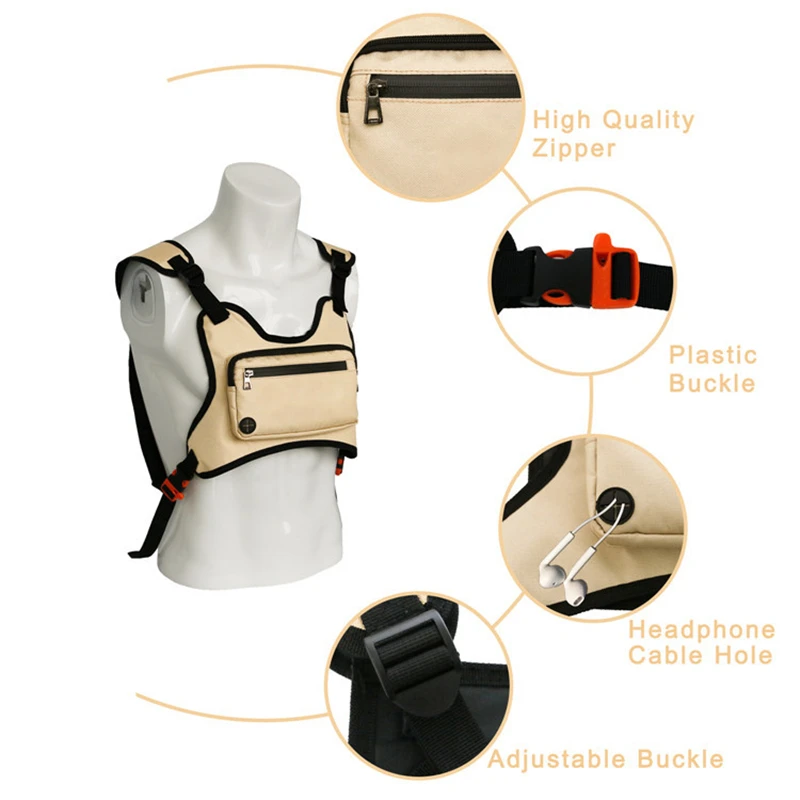 Adjustable Molle Tactical Chest Pack Men Women Waist Rig Bag Hip Hop Streetwear Chest Pouch Crossbody Shoulder Bag 
Adjustable Molle Tactical Chest Pack Men Women Waist Rig Bag Hip Hop Streetwear Chest Pouch Crossbody Shoulder Bag