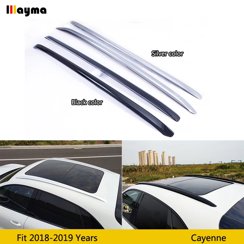Рейки для багажника на крышу Porsche Cayenne 9Y0 9YA 2018 2019 рейки из алюминиевого сплава