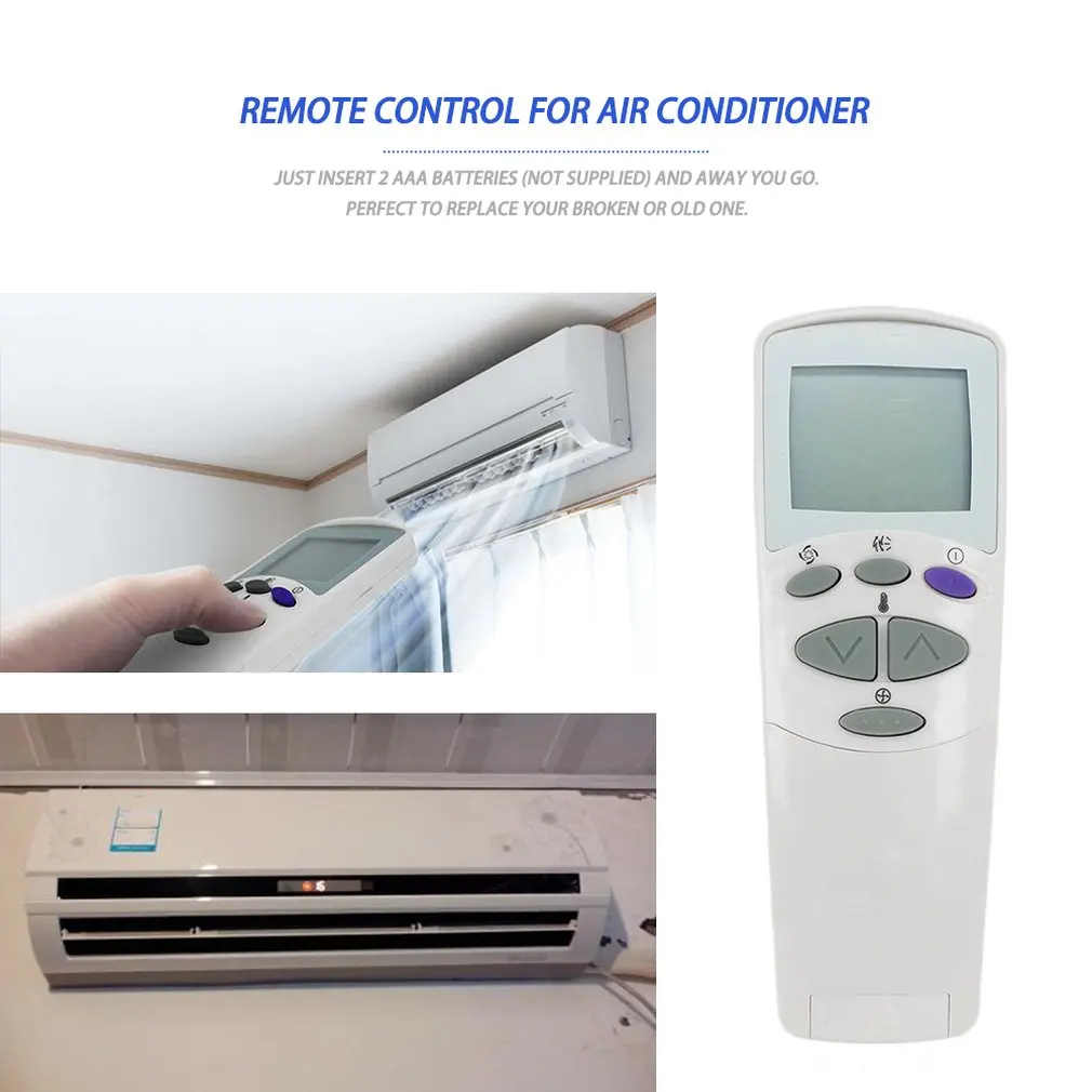 Replacement Remote Control Universal LCD Remote Control for Air Condition White for LG 6711A20096C Air Conditioner Bluetooth Yks
Replacement Remote Control Universal LCD Remote Control for Air Condition White for LG 6711A20096C Air Conditioner Bluetooth Yks