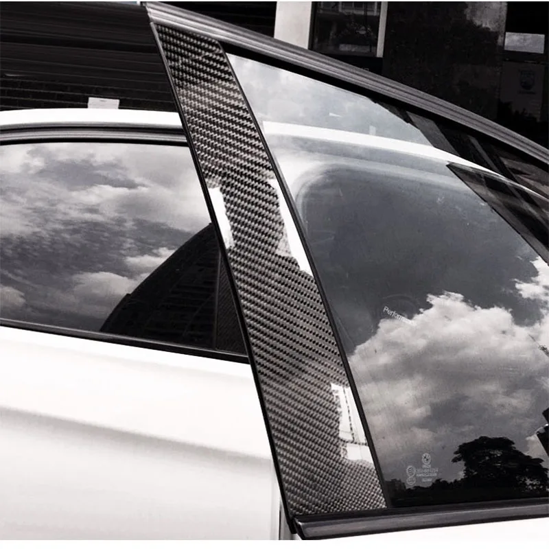 Auto Carbon Fiber Film Stickers Decal Car Window B Pillars Trim Covers Car Styling Vinyl film Sticker Decoration Accessories
Auto Carbon Fiber Film Stickers Decal Car Window B Pillars Trim Covers Car Styling Vinyl film Sticker Decoration Accessories