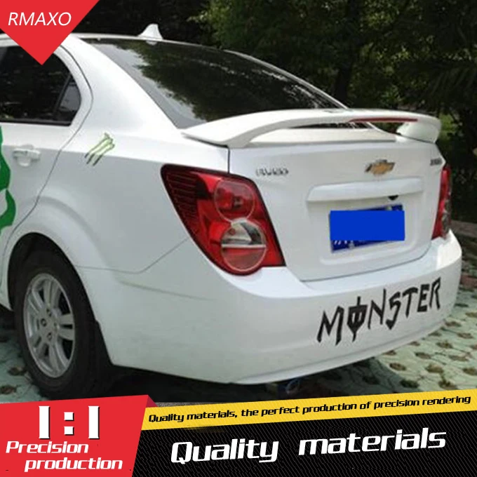 Спойлер для Chevrolet Aveo спойлер из АБС пластика на заднее крыло автомобиля цветной