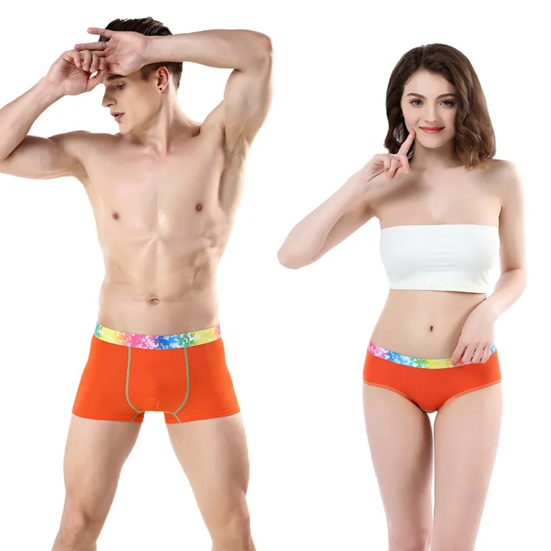 2Pcs/Set New Couple underwear Cotton Women Male Underwear Couples Underpants Fashion Breathable Soft Mens Seamless Panties Hot
2Pcs/Set New Couple underwear Cotton Women Male Underwear Couples Underpants Fashion Breathable Soft Mens Seamless Panties Hot