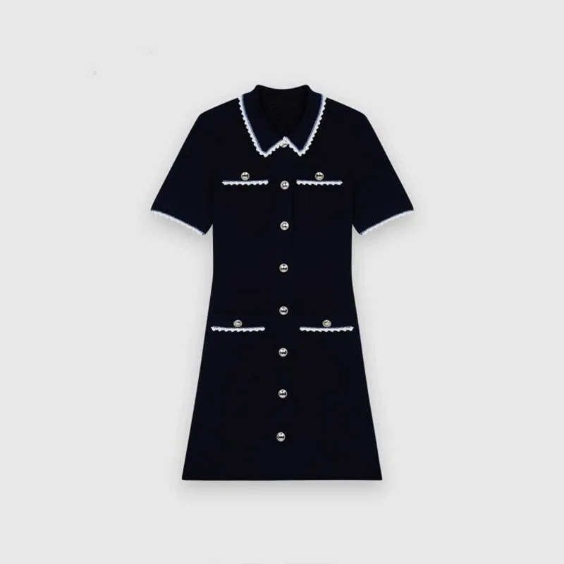 MJ 2021 new women's short sleeve French elegant color matching Jumpsuit group 
MJ 2021 new women's short sleeve French elegant color matching Jumpsuit group